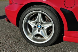 1999 BMW M Coupe in Imola Red 2 over Imola Red & Black Nappa