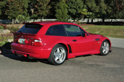 1999 BMW M Coupe in Imola Red 2 over Imola Red & Black Nappa