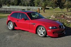 1999 BMW M Coupe in Imola Red 2 over Imola Red & Black Nappa