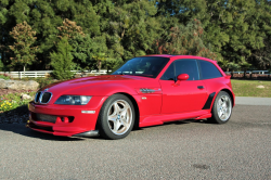 1999 BMW M Coupe in Imola Red 2 over Imola Red & Black Nappa