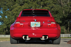 1999 BMW M Coupe in Imola Red 2 over Imola Red & Black Nappa