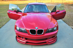 1999 BMW M Coupe in Imola Red 2 over Imola Red & Black Nappa