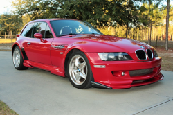 1999 BMW M Coupe in Imola Red 2 over Imola Red & Black Nappa