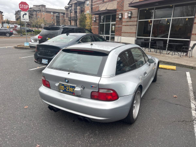 1999 BMW M Coupe in Arctic Silver Metallic over Dark Gray & Black Nappa