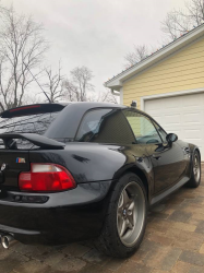 1999 BMW M Coupe in Cosmos Black Metallic over Imola Red & Black Nappa