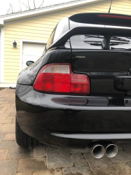 1999 BMW M Coupe in Cosmos Black Metallic over Imola Red & Black Nappa