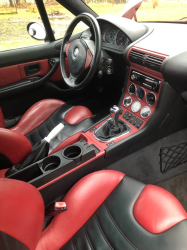 1999 BMW M Coupe in Cosmos Black Metallic over Imola Red & Black Nappa