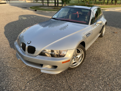 1999 BMW M Coupe in Arctic Silver Metallic over Imola Red & Black Nappa