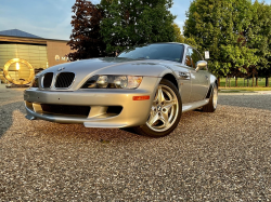 1999 BMW M Coupe in Arctic Silver Metallic over Imola Red & Black Nappa