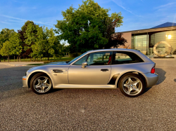 1999 BMW M Coupe in Arctic Silver Metallic over Imola Red & Black Nappa