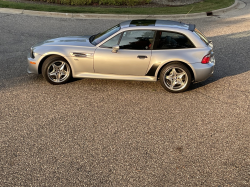 1999 BMW M Coupe in Arctic Silver Metallic over Imola Red & Black Nappa