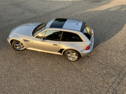 1999 BMW M Coupe in Arctic Silver Metallic over Imola Red & Black Nappa