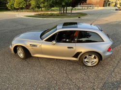 1999 BMW M Coupe in Arctic Silver Metallic over Imola Red & Black Nappa