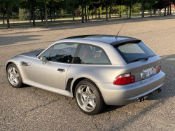 1999 BMW M Coupe in Arctic Silver Metallic over Imola Red & Black Nappa