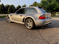 1999 BMW M Coupe in Arctic Silver Metallic over Imola Red & Black Nappa