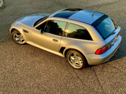 1999 BMW M Coupe in Arctic Silver Metallic over Imola Red & Black Nappa