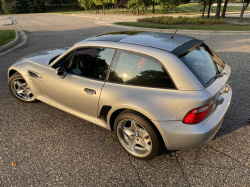 1999 BMW M Coupe in Arctic Silver Metallic over Imola Red & Black Nappa