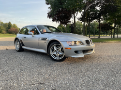 1999 BMW M Coupe in Arctic Silver Metallic over Imola Red & Black Nappa