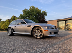 1999 BMW M Coupe in Arctic Silver Metallic over Imola Red & Black Nappa
