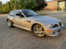 1999 BMW M Coupe in Arctic Silver Metallic over Imola Red & Black Nappa