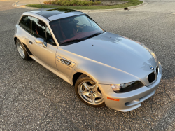 1999 BMW M Coupe in Arctic Silver Metallic over Imola Red & Black Nappa