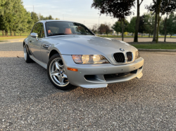 1999 BMW M Coupe in Arctic Silver Metallic over Imola Red & Black Nappa