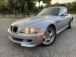 1999 BMW M Coupe in Arctic Silver Metallic over Imola Red & Black Nappa