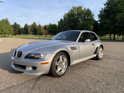1999 BMW M Coupe in Arctic Silver Metallic over Imola Red & Black Nappa