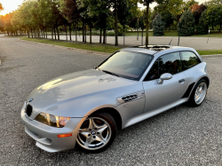 1999 BMW M Coupe in Arctic Silver Metallic over Imola Red & Black Nappa