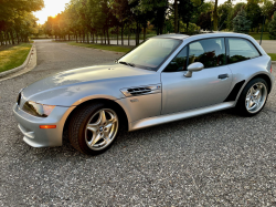 1999 BMW M Coupe in Arctic Silver Metallic over Imola Red & Black Nappa