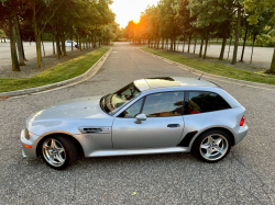 1999 BMW M Coupe in Arctic Silver Metallic over Imola Red & Black Nappa