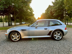 1999 BMW M Coupe in Arctic Silver Metallic over Imola Red & Black Nappa