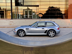 1999 BMW M Coupe in Arctic Silver Metallic over Imola Red & Black Nappa