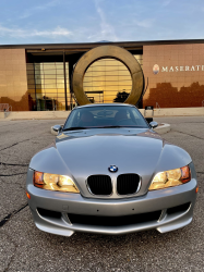 1999 BMW M Coupe in Arctic Silver Metallic over Imola Red & Black Nappa