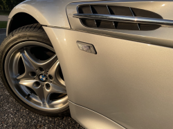 1999 BMW M Coupe in Arctic Silver Metallic over Imola Red & Black Nappa