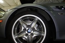 1999 BMW M Coupe in Arctic Silver Metallic over Imola Red & Black Nappa