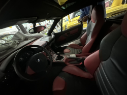 1999 BMW M Coupe in Arctic Silver Metallic over Imola Red & Black Nappa