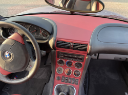 1999 BMW M Coupe in Arctic Silver Metallic over Imola Red & Black Nappa