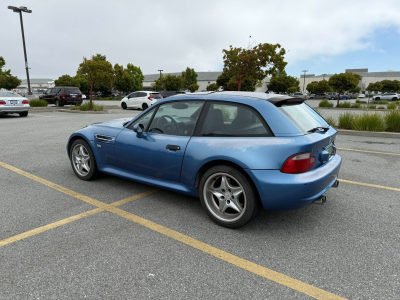 1999 BMW M Coupe in Estoril Blue Metallic over Estoril Blue & Black Nappa