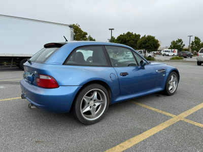 1999 BMW M Coupe in Estoril Blue Metallic over Estoril Blue & Black Nappa