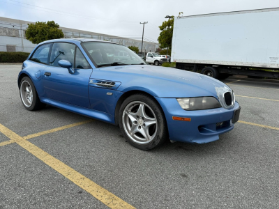 1999 BMW M Coupe in Estoril Blue Metallic over Estoril Blue & Black Nappa