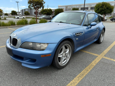 1999 BMW M Coupe in Estoril Blue Metallic over Estoril Blue & Black Nappa