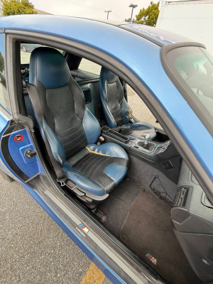 1999 BMW M Coupe in Estoril Blue Metallic over Estoril Blue & Black Nappa