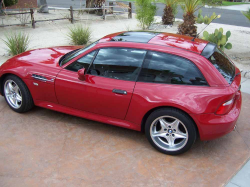 1999 BMW M Coupe in Imola Red 2 over Black Nappa