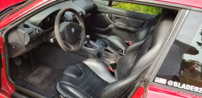 1999 BMW M Coupe in Imola Red 2 over Black Nappa