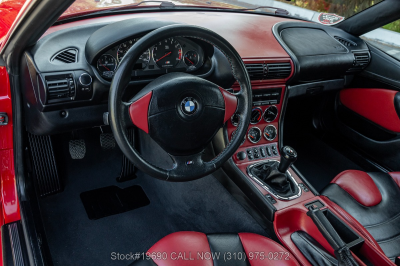 1999 BMW M Coupe in Imola Red 2 over Imola Red & Black Nappa