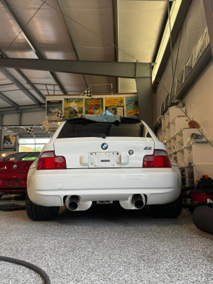 2000 BMW M Coupe in Alpine White 3 over Dark Gray & Black Nappa