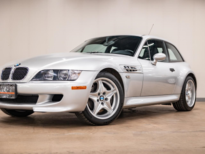2000 BMW M Coupe in Titanium Silver Metallic over Black Nappa