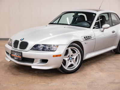 2000 BMW M Coupe in Titanium Silver Metallic over Black Nappa