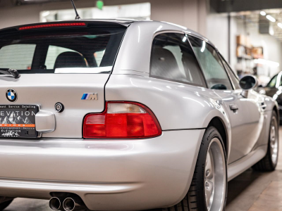 2000 BMW M Coupe in Titanium Silver Metallic over Black Nappa